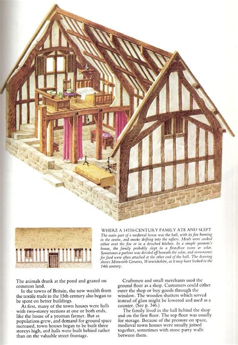 tudor cottage project|medieval cottage floor plan.